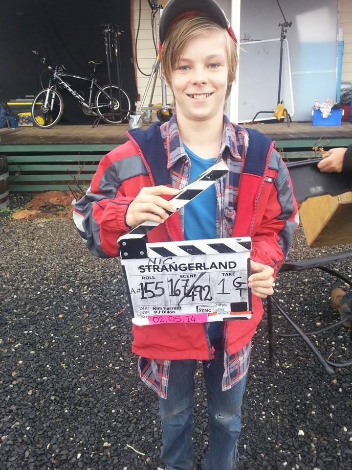 Nicholas Hamilton played Tommy during the shoot in Canowindra