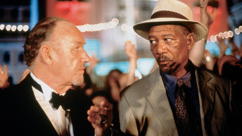 Gene and Morgan in one of the scene in Under Suspicion 2000