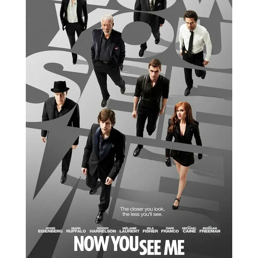Poster of the 2013 Banker movie Now you see me 