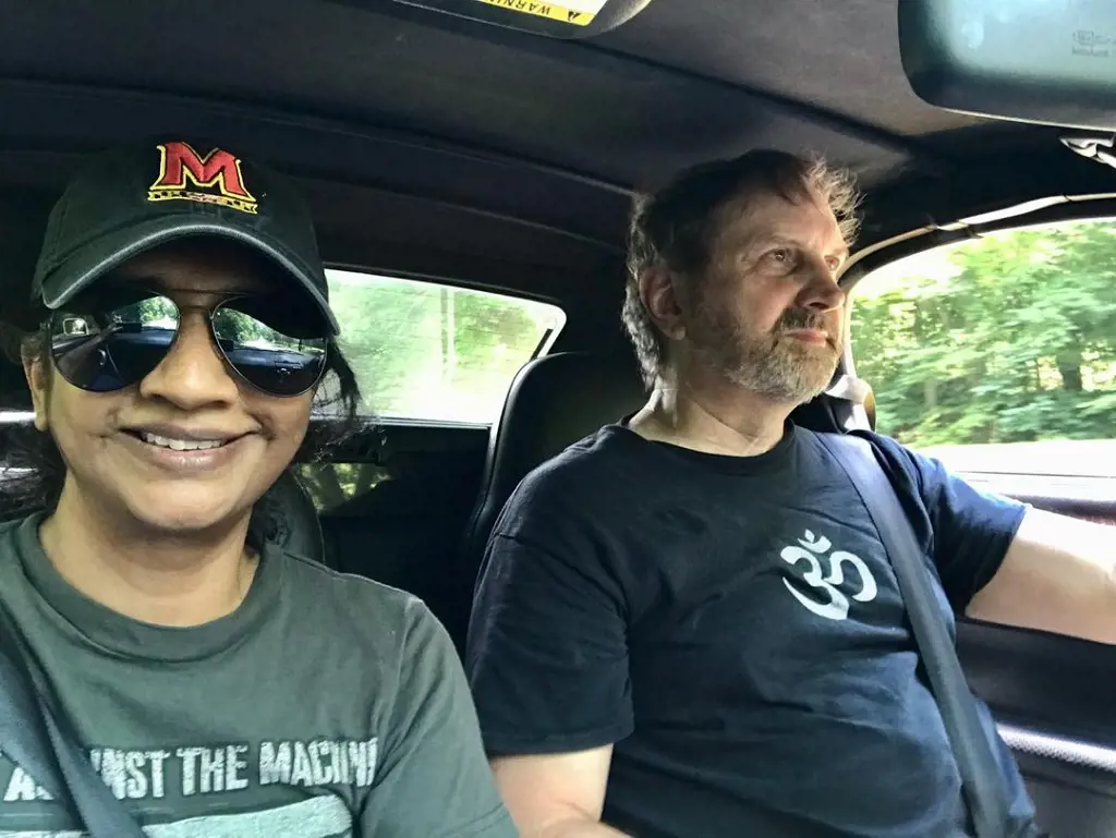 Aruna and Miller going to Independence Day protests in 2020.