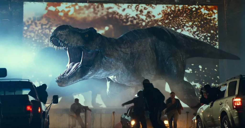 Thrilling Scene From The Movie Jurassic World: Dominion