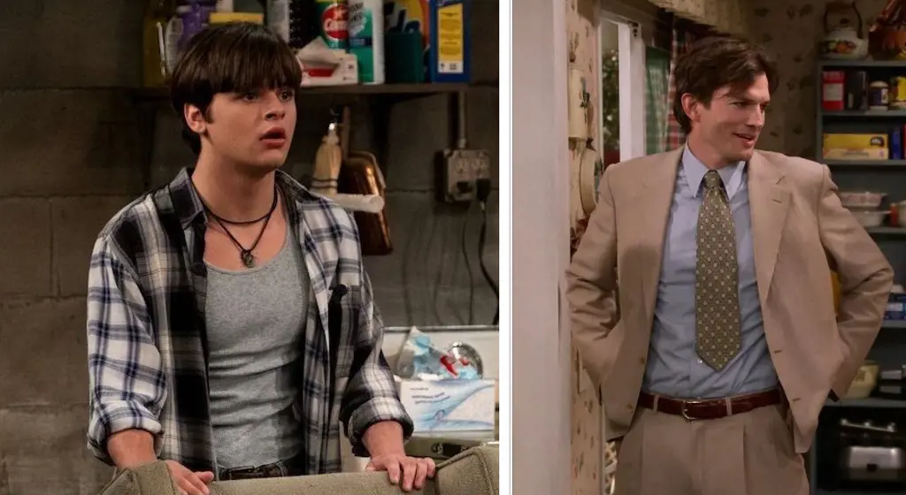 Jay Kelso (left) with Michael Kelso(right) looks pretty much identical in That 90's Show