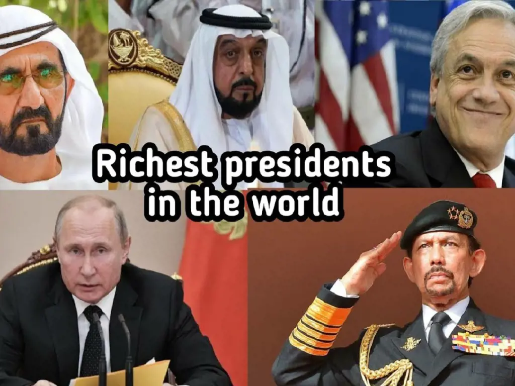 Top 10 richest presidents in the world 2022.
