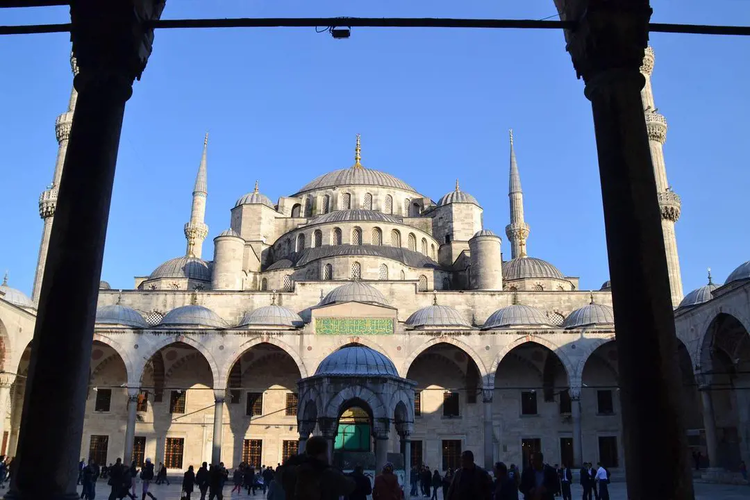 Sultan Ahmed Mosque located in Istanbul, Turkey