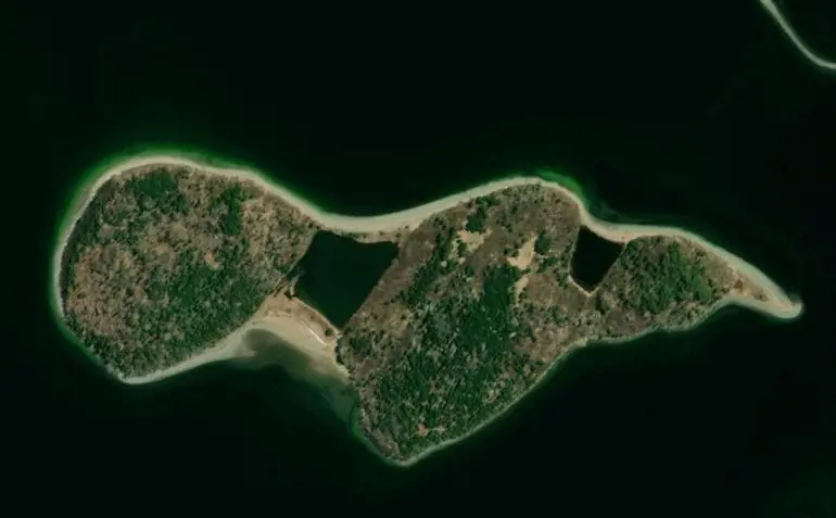 Oak Island located in the south shore of Nova Scotia, Canada